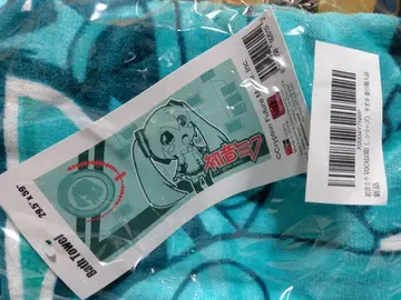 하츠네 미쿠 타월 파랑 새상품