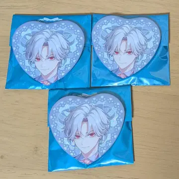 니지산지 쿠츠하 준브라 하트 캔뱃지 3개 세트