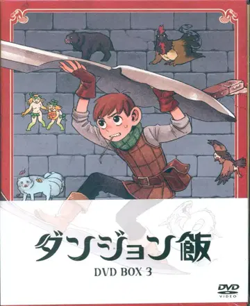 애니메이션 DVD 던전밥 DVD BOX 3