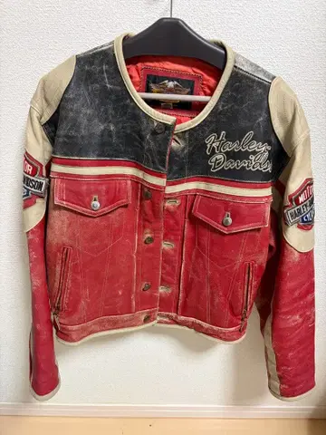 Harley-Davidson 라이더 자켓 레드/베이지