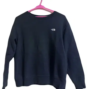 THE NORTH FACE 블랙 맨투맨 S