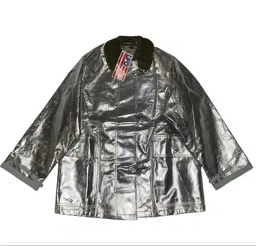 80s USARMY 파이어맨 자켓 실버 UFO