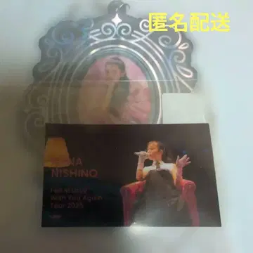 니시노 카나 Tour 2025 특전 카드 사이즈 스티커 회원 특전 키링