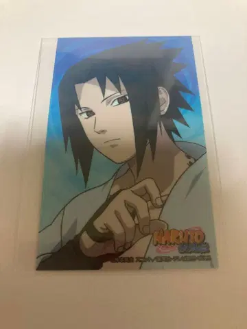 초기 레어 NARUTO 나루토 스티커 우치하 사스케