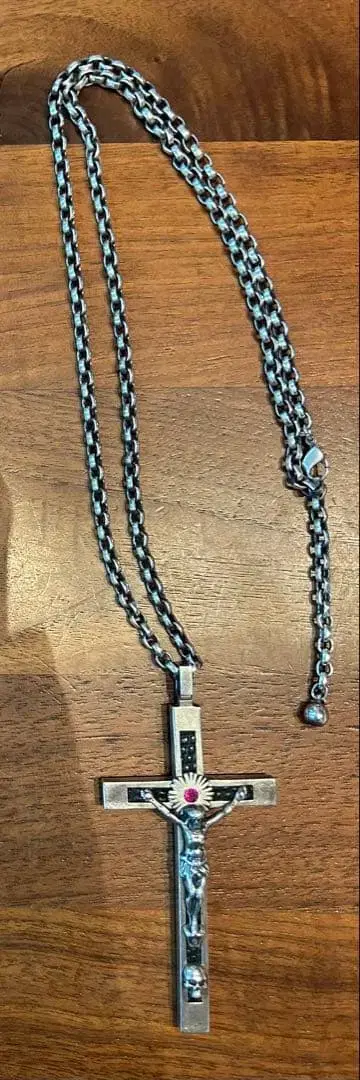 BACKLASH 로자리오 목걸이 실버925