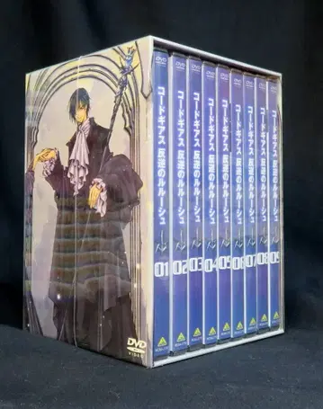 애니메이션 DVD 코드기아스 반역의 를르슈 초회판 전 9권 세트
