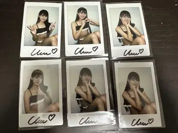 프레스티지 핫카케 우미 친필 사인 폴라로이드 6장 세트 9