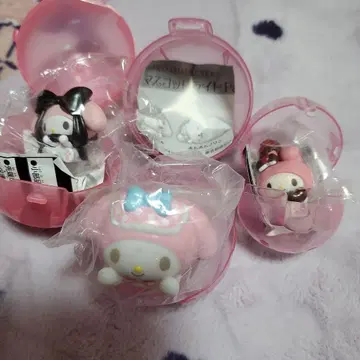 마이멜로디 비즈 참 & 캡슐 토이 3개 세트