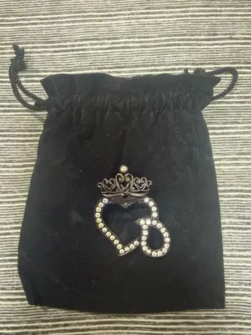 NUMBER (N)INE 넘버나인 하트 눈물 브로치