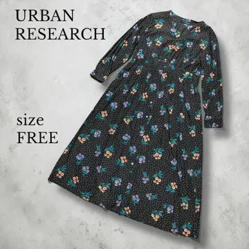 [ URBAN RESEARCH ] 플라워 프린트 롱 원피스 FREE