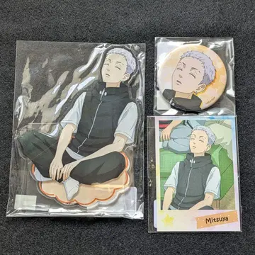 도리베 미츠야 타카시 웹폰 카드 아크릴 스탠드 캔뱃지