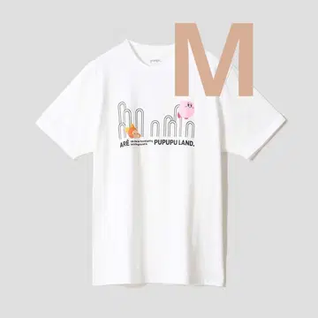 M 그라니프 별의 커비 푸푸푸랜드 T셔츠