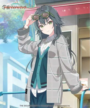 글램바 학원 아이돌 마스터 테마리 가디건 츠키무라 테마리 화이트