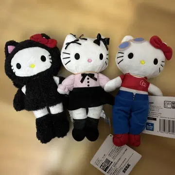 헬로키티 봉제 인형 다리가 긴 버전 총 3종