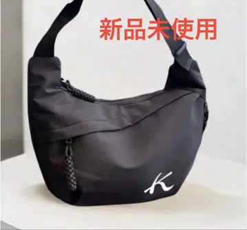 숄더백 블랙 대용량 포켓 부착 로고