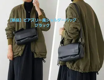 [ 새상품 ] 비어즐리풍 숄더백 블랙