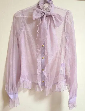 Angelic Pretty 라벤더 블라우스