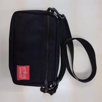 맨해튼 블랙 숄더백 캔버스 소재