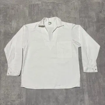 데드스탁 이탈리아군 풀오버 코튼 셔츠 밀리터리 실물