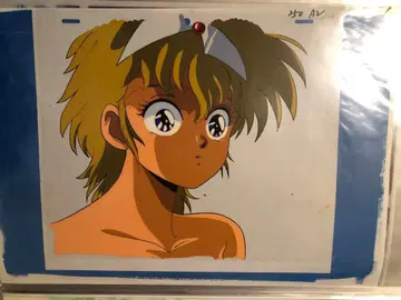 [ 레어 ] 마수전사 루나 발가 히로인 애니메이션 셀화 배경 세트