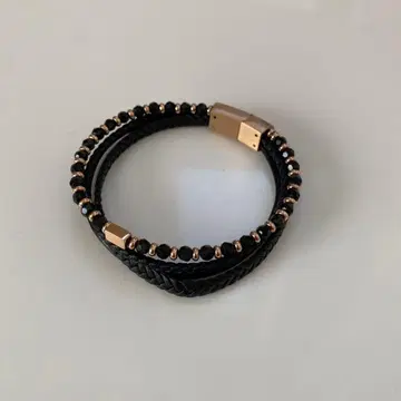 뜨개질 가죽 팔찌