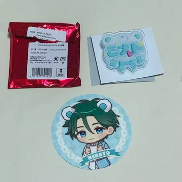 타카하시 미나토 킹프리 코스터 네임 배지 카페 특전