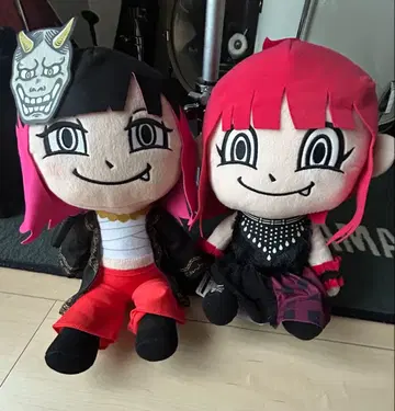 LiSA 모어플러스 굿즈 홍련화 레이디버그 봉제 인형 세트