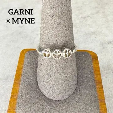 GARNI MYNE 가르니 PEACE Ring 내로우 크로케리 19호