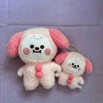 BT21 BTS 지민 봉제 인형 세트 핑크