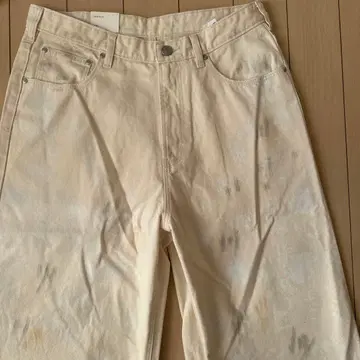 ZARA EXTRA BAGGY 화이트 데님 40 사이즈