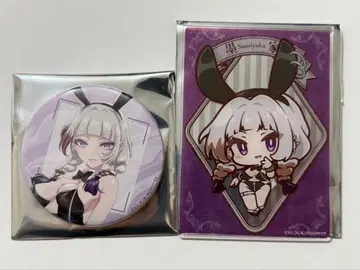 사망유희로 밥을 먹는다. 묵가 캔뱃지 아크릴 카드