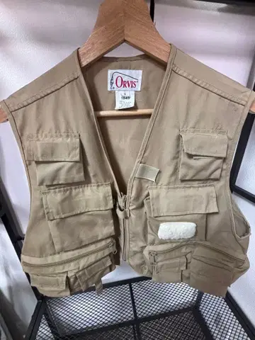 Orvis 낚시용 조끼 S 사이즈 베이지