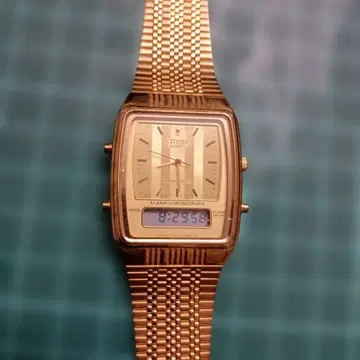 깔끔 작동품 시티즌 아나디지 손목시계 배터리 교체 완료!