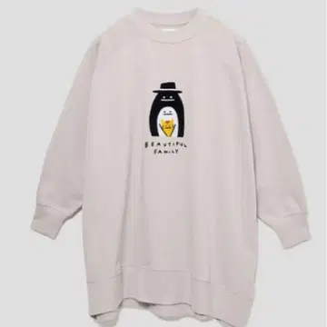 그라니프 뷰티풀 섀도우 패밀리 맨투맨 원피스 M