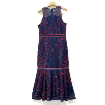 Jonathan Simkhai 슬리브리스 전체 레이스 원피스 3296