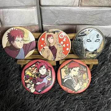NARUTO 가아라 캔뱃지 인형옷 파자마 키리에 골든 외