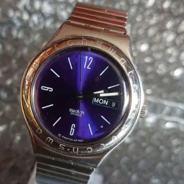 SWATCH IRONY 스와치 스위스산 손목시계 인디고
