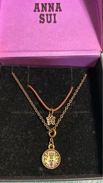 ANNA SUI 2단 목걸이