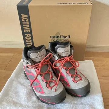 [새상품급] 몽벨 아웃도어 신발 등산화 트레킹 슈즈 24.5cm
