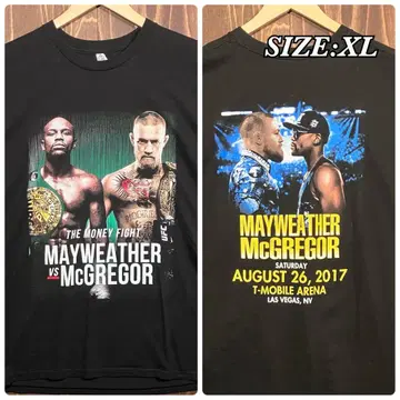 메이웨더 vs 맥그리거 US 공식 복싱 UFC t셔츠 2017