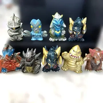 빅 손가락 인형 소프트 비닐 피규어 울트라맨 울트라 괴수 당시 물품