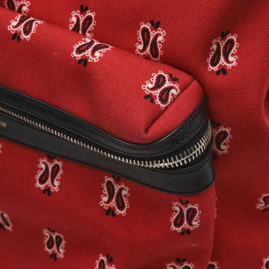 圣罗兰（Saint Laurent）印花图案狩猎背包