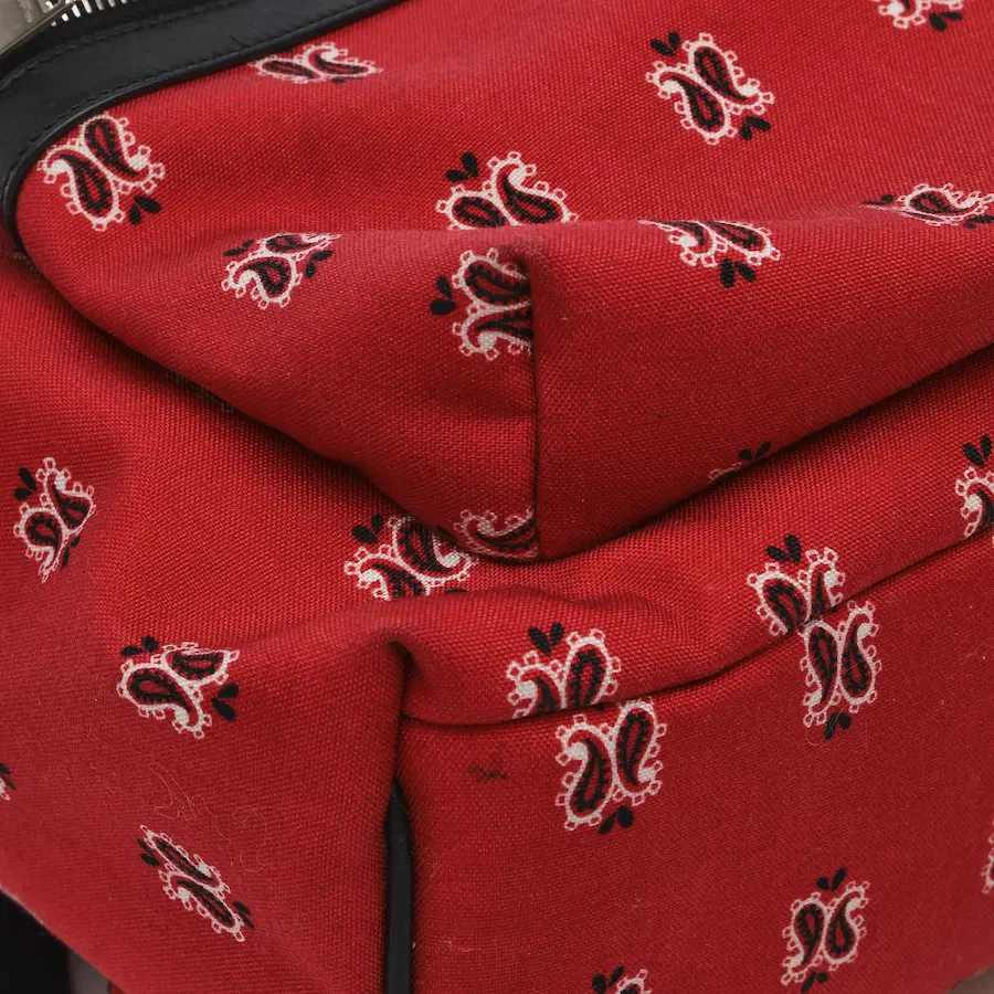 圣罗兰（Saint Laurent）印花图案狩猎背包