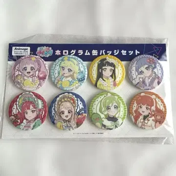 [미개봉] 비밀의 아이프리 애니메이트 홀로그램 캔뱃지 세트