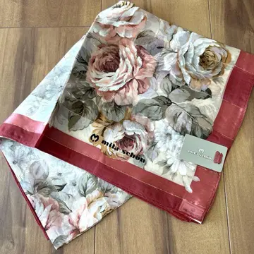 mila schon 꽃무늬 실크 스카프 택 포함