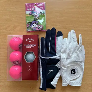 Callaway Chrome Soft 공과 골프 그로브 세트