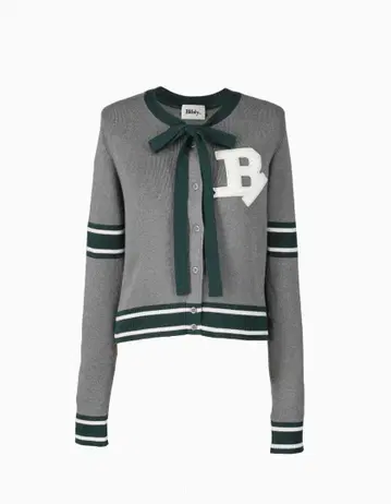 Bibiy B. CLUB TIE CARDIGAN 그레이