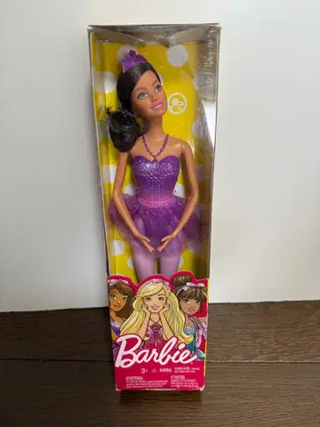 바비 발레리나풍 인형 보라색 Barbie