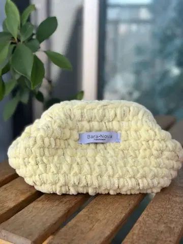 가마구치 크로셰 뜨개질 화장품 파우치 #5