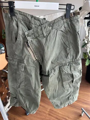 Johnbull 카고 사루엘 팬츠 올리브 그린